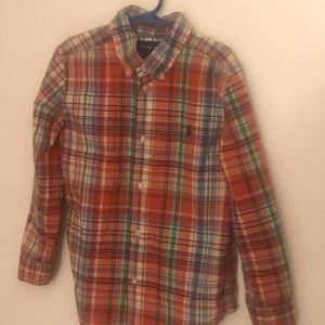 Ralph Lauren Youth boys size 7 dress down shirt
